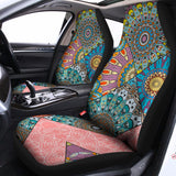 Patchwork Mandala Bohemian Pattern Print Universal Fit Car Seat Covers 102422