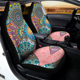 Patchwork Mandala Bohemian Pattern Print Universal Fit Car Seat Covers 102422