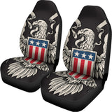 Patriotic USA Eagle Print Universal Fit Car Seat Covers 102422