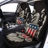 Patriotic USA Eagle Print Universal Fit Car Seat Covers 102422