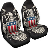 Patriotic USA Eagle Print Universal Fit Car Seat Covers 102422