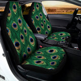 Peacock Tail Pattern Print Universal Fit Car Seat Covers 102422