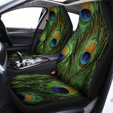Peacock Tail Print Universal Fit Car Seat Covers 102422