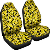 Peeled Banana Pattern Print Universal Fit Car Seat Covers 102422