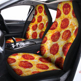 Pepperoni Pizza Print Universal Fit Car Seat Covers 102422