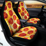 Pepperoni Pizza Print Universal Fit Car Seat Covers 102422