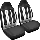 Piano Keyboard Print Universal Fit Car Seat Covers 102422