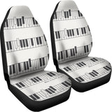 Piano Pattern Print Universal Fit Car Seat Covers 102422