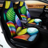 Pile Of Colorful Easter Eggs Print Universal Fit Car Seat Covers 102422