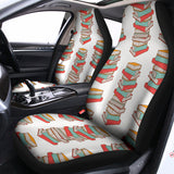 Pile Of Reading Books Pattern Print Universal Fit Car Seat Covers 102422