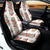 Pile Of Reading Books Pattern Print Universal Fit Car Seat Covers 102422