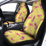 Pineapple And Flamingo Pattern Print Universal Fit Car Seat Covers 102422