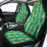 Pineapple Emoji Pattern Print Universal Fit Car Seat Covers 102422