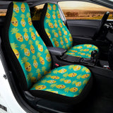 Pineapple Emoji Pattern Print Universal Fit Car Seat Covers 102422