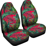Pineapple Leaves Hawaii Pattern Print Universal Fit Car Seat Covers 102422