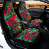 Pineapple Leaves Hawaii Pattern Print Universal Fit Car Seat Covers 102422