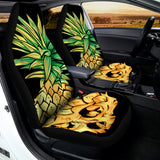 Pineapple Skull Print Universal Fit Car Seat Covers 102422