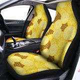 Pineapple Slices Pattern Print Universal Fit Car Seat Covers 102422