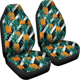 Pineapple Striped Pattern Print Universal Fit Car Seat Covers 102422