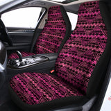 Pink African Ethnic Pattern Print Universal Fit Car Seat Covers 102422