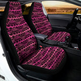 Pink African Ethnic Pattern Print Universal Fit Car Seat Covers 102422