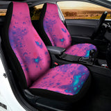 Pink And Blue Acid Melt Print Universal Fit Car Seat Covers 102422