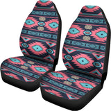 Pink And Blue Southwestern Pattern Print Universal Fit Car Seat Covers 102422