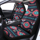 Pink And Blue Southwestern Pattern Print Universal Fit Car Seat Covers 102422