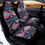 Pink And Blue Southwestern Pattern Print Universal Fit Car Seat Covers 102422