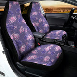 Pink And Purple Japanese Amaryllis Print Universal Fit Car Seat Covers 102422