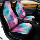 Pink And Teal Tie Dye Print Universal Fit Car Seat Covers 102422