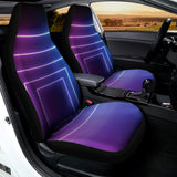 Pink And Teal Tunnel Lights Print Universal Fit Car Seat Covers 102422
