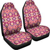 Pink Aztec Geometric Pattern Print Universal Fit Car Seat Covers 102422