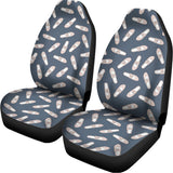 Pink Ballet Shoes Pattern Print Universal Fit Car Seat Covers 102422