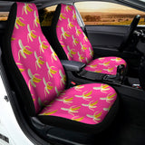 Pink Banana Pattern Print Universal Fit Car Seat Covers 102422