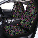 Pink Blue And Green Paisley Print Universal Fit Car Seat Covers 102422