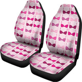 Pink Bra Breast Cancer Pattern Print Universal Fit Car Seat Covers 102422