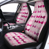 Pink Bra Breast Cancer Pattern Print Universal Fit Car Seat Covers 102422