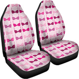 Pink Bra Breast Cancer Pattern Print Universal Fit Car Seat Covers 102422