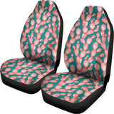 Pink Cactus Pattern Print Universal Fit Car Seat Covers 102422