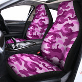 Pink Camouflage Print Universal Fit Car Seat Covers 102422