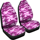 Pink Camouflage Print Universal Fit Car Seat Covers 102422