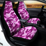 Pink Camouflage Print Universal Fit Car Seat Covers 102422
