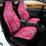 Pink Carnation Flower Print Universal Fit Car Seat Covers 102422