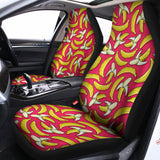 Pink Cartoon Banana Pattern Print Universal Fit Car Seat Covers 102422