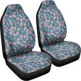 Pink Cherry Blossom Pattern Print Universal Fit Car Seat Covers 102422