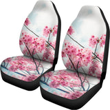 Pink Cherry Blossom Print Universal Fit Car Seat Covers 102422