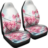 Pink Cherry Blossom Print Universal Fit Car Seat Covers 102422