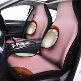 Pink Coconut Pattern Print Universal Fit Car Seat Covers 102422
