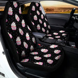 Pink Cupcake Pattern Print Universal Fit Car Seat Covers 102422